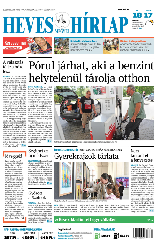 Heves Megyei Hírlap