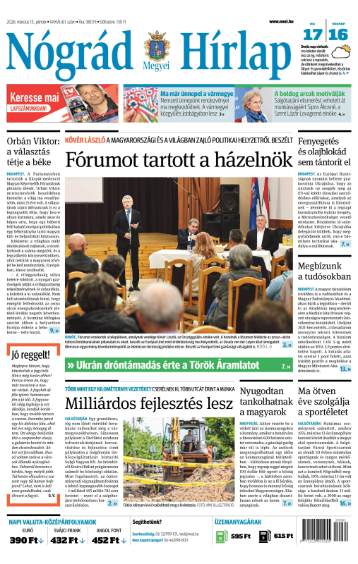 Digitális - Nógrád Megyei Hírlap
