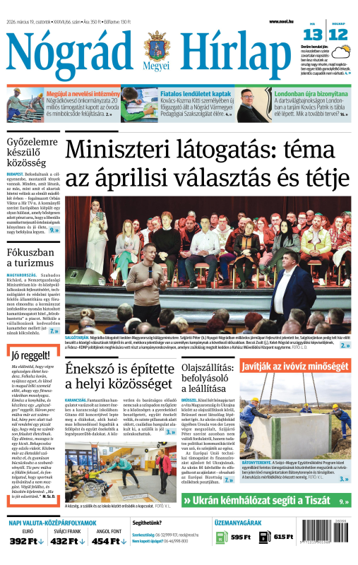 Digitális - Nógrád Megyei Hírlap