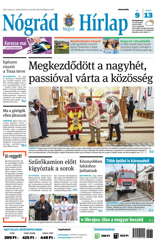Nógrád Megyei Hírlap