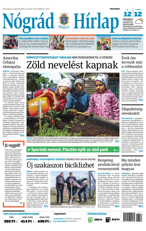 Digitális - Nógrád Megyei Hírlap