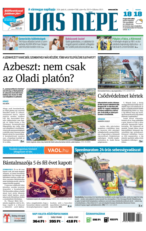 Digitális - Vas Népe