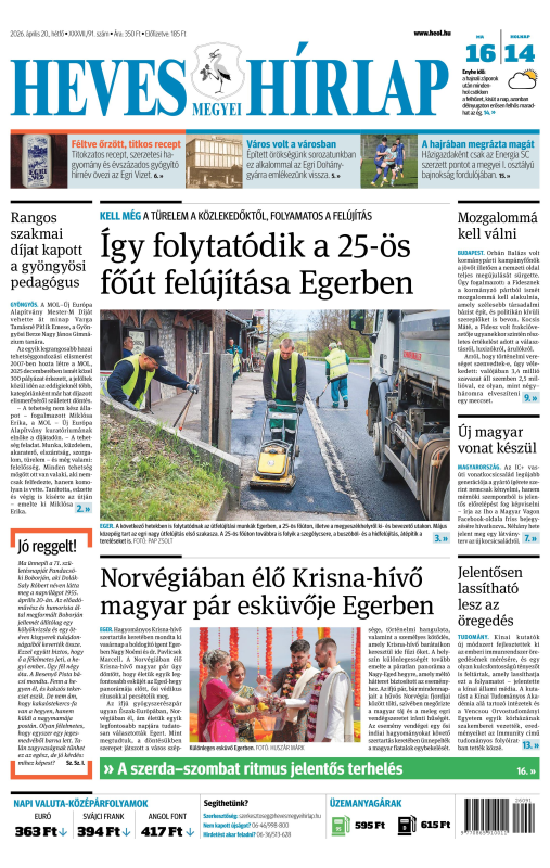 Digitális - Heves Megyei Hírlap