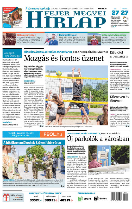 2026-05-30 címlap