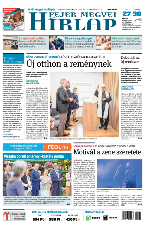 2026-06-06 címlap