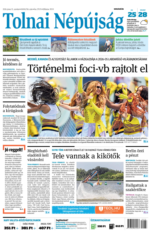 2026-06-13 címlap