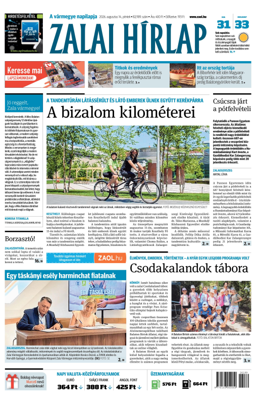 2026-08-14 címlap