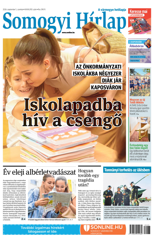 2026-09-05 címlap