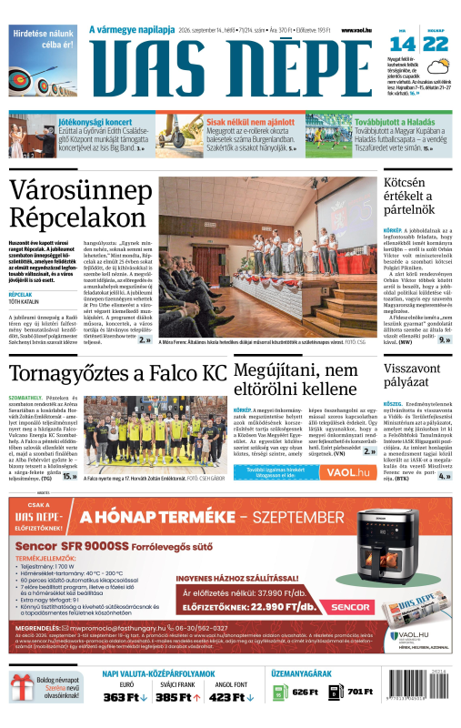 2026-09-14 címlap