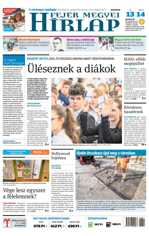 Digitális - Fejér Megyei Hírlap